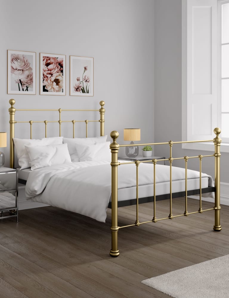 Brass Bedstead  Authentic Victorian Brass Metal Bed – Cornish Beds