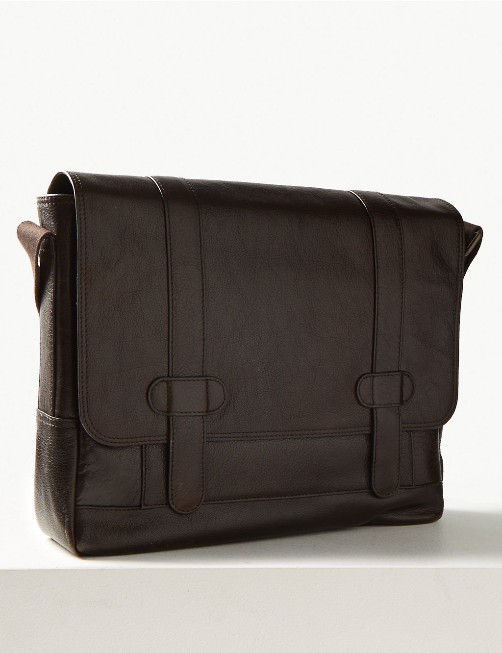 Casual Leather Messenger 2 of 6