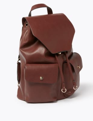 marks and spencer leather backpack