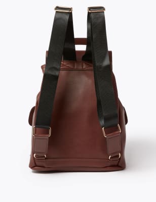 marks and spencer leather backpack