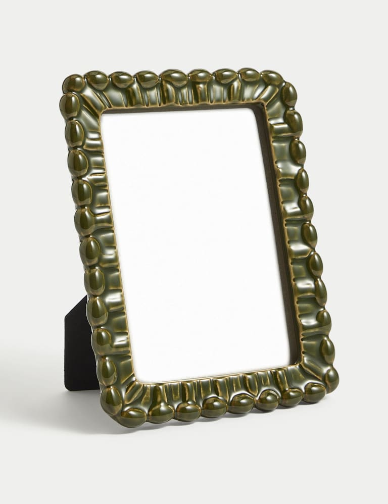 Ceramic Bobble Photo Frame 5x7 inch M S Collection M S