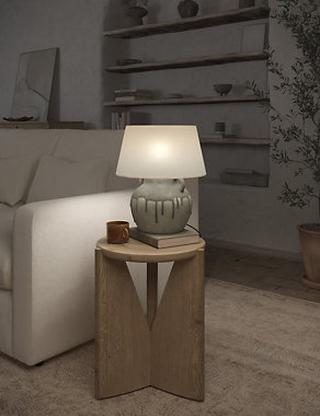 Ceramic Drip Handle Table Lamp Image 2 of 9
