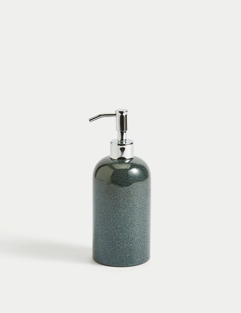 Ceramic Glazed Soap Dispenser 1 of 2