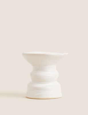 Ceramic Medium Pillar Candle Holder Image 2 of 7