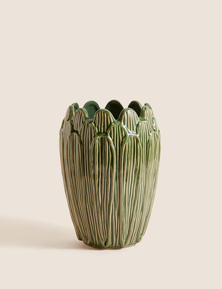 Ceramic Petal Vase M&S Collection M&S
