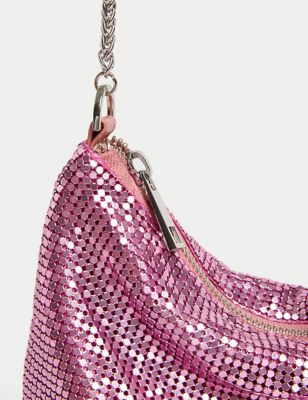 Chainmail Chain Strap Shoulder Bag Image 2 of 4
