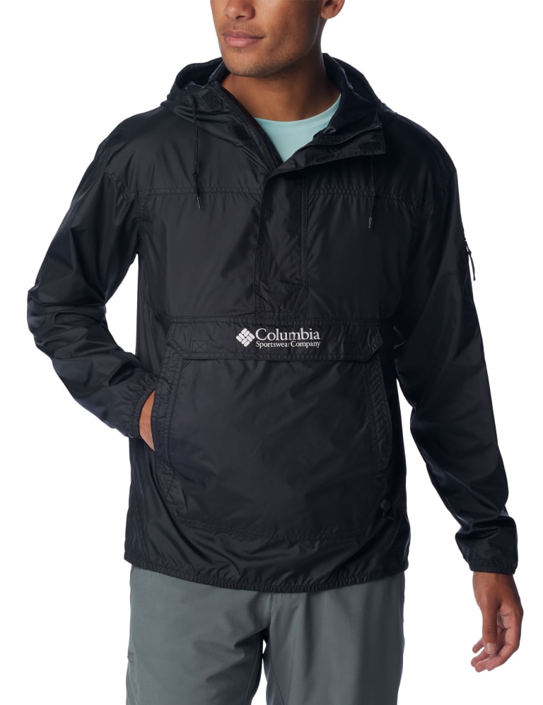 Black columbia 2025 men's windbreaker