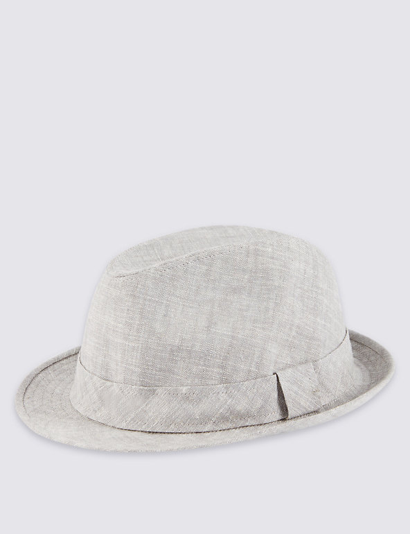 Chambray Trilby Hat Image 1 of 1