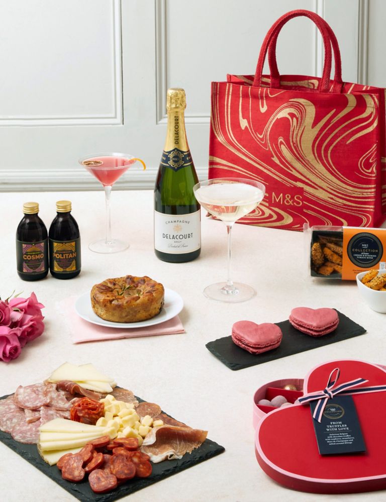 Champagne & Charcuterie Luxury Date Night Gift Bag 1 of 6