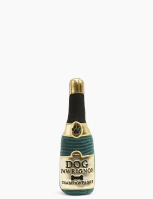 Champagne bottle outlet dog toy