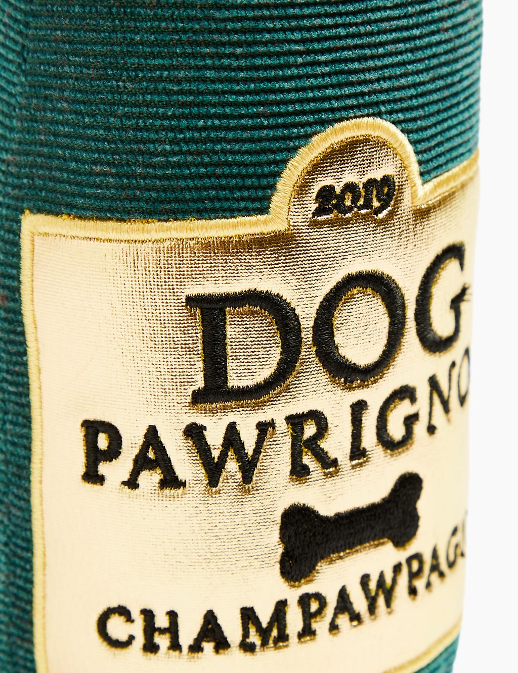 Champagne Bottle Dog Toy 1 of 3