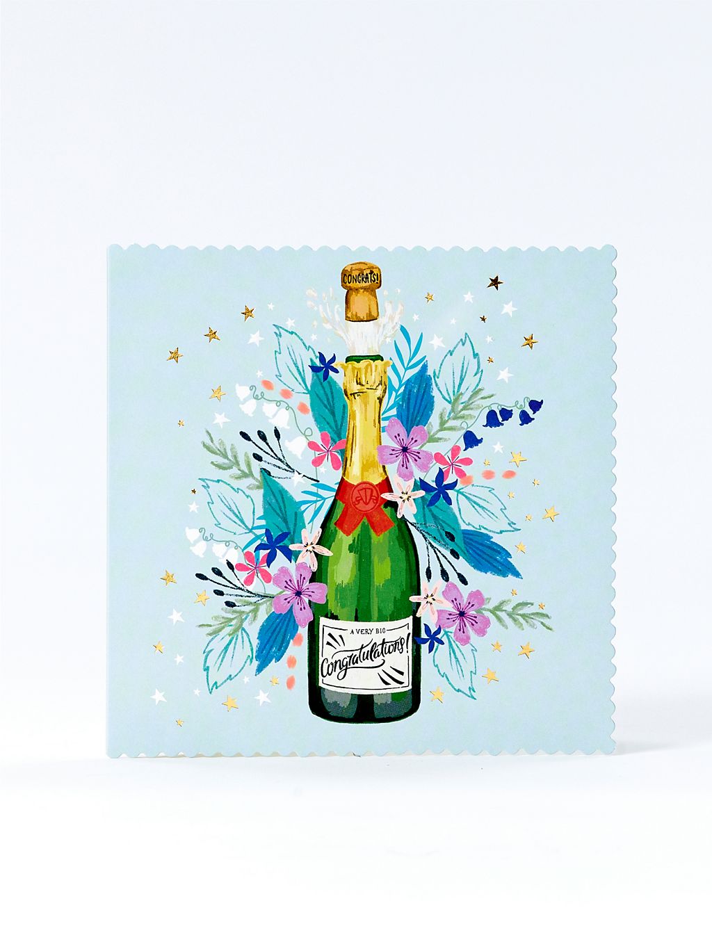 Champagne Congratulations Card 1 of 1
