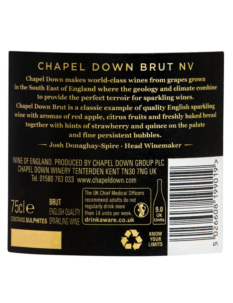 Chapel Down English Sparkling Brut - Case of 6 3 of 4