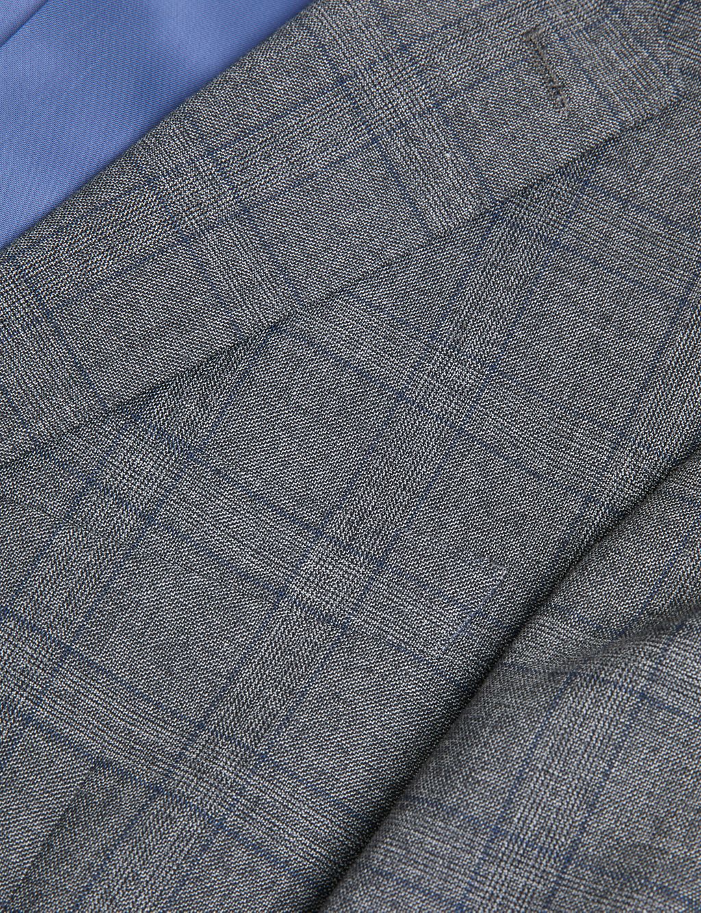Charcoal Checked Pure Wool Jacket 2 of 2