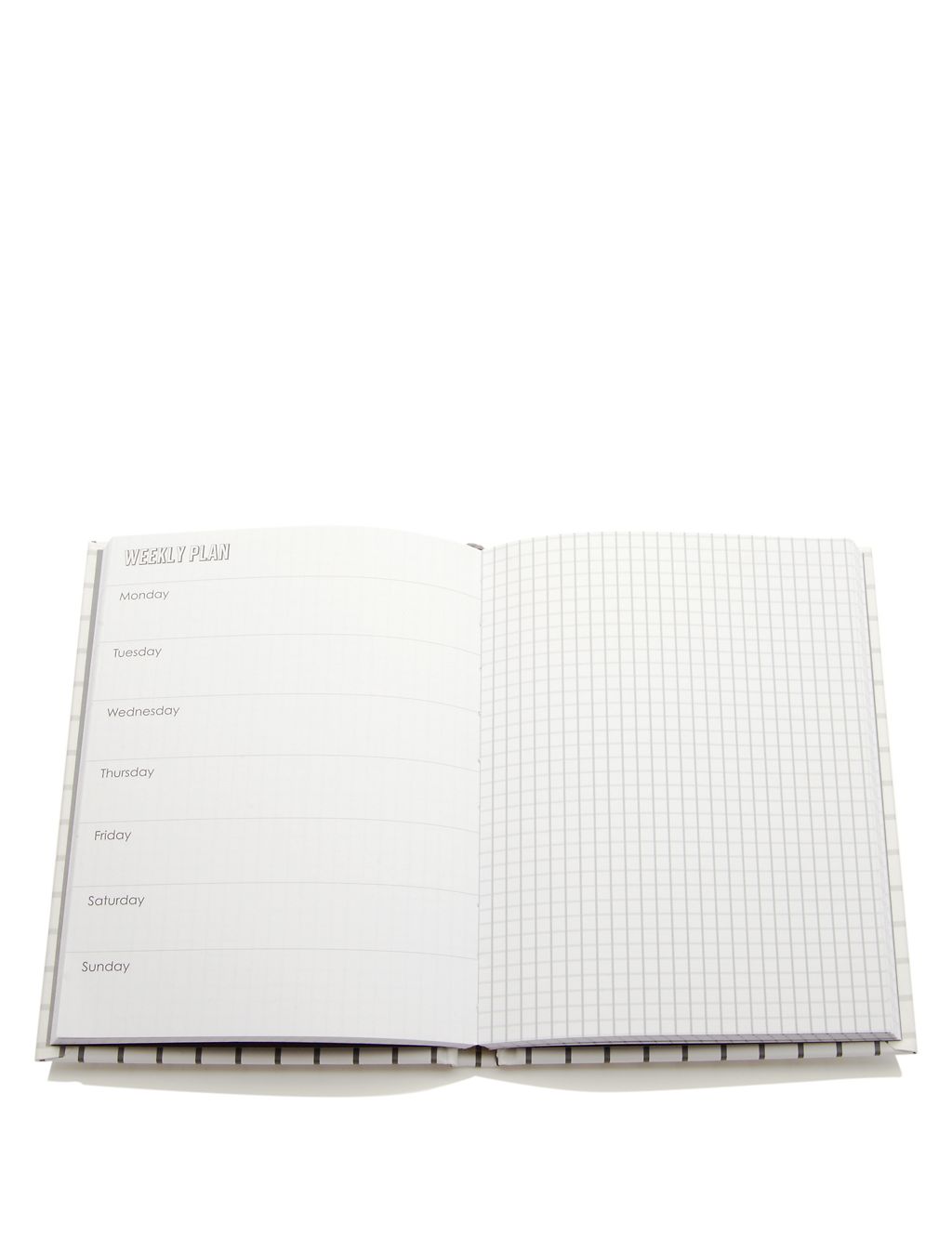 Charcoal Checked Weekly Planner 2 of 3