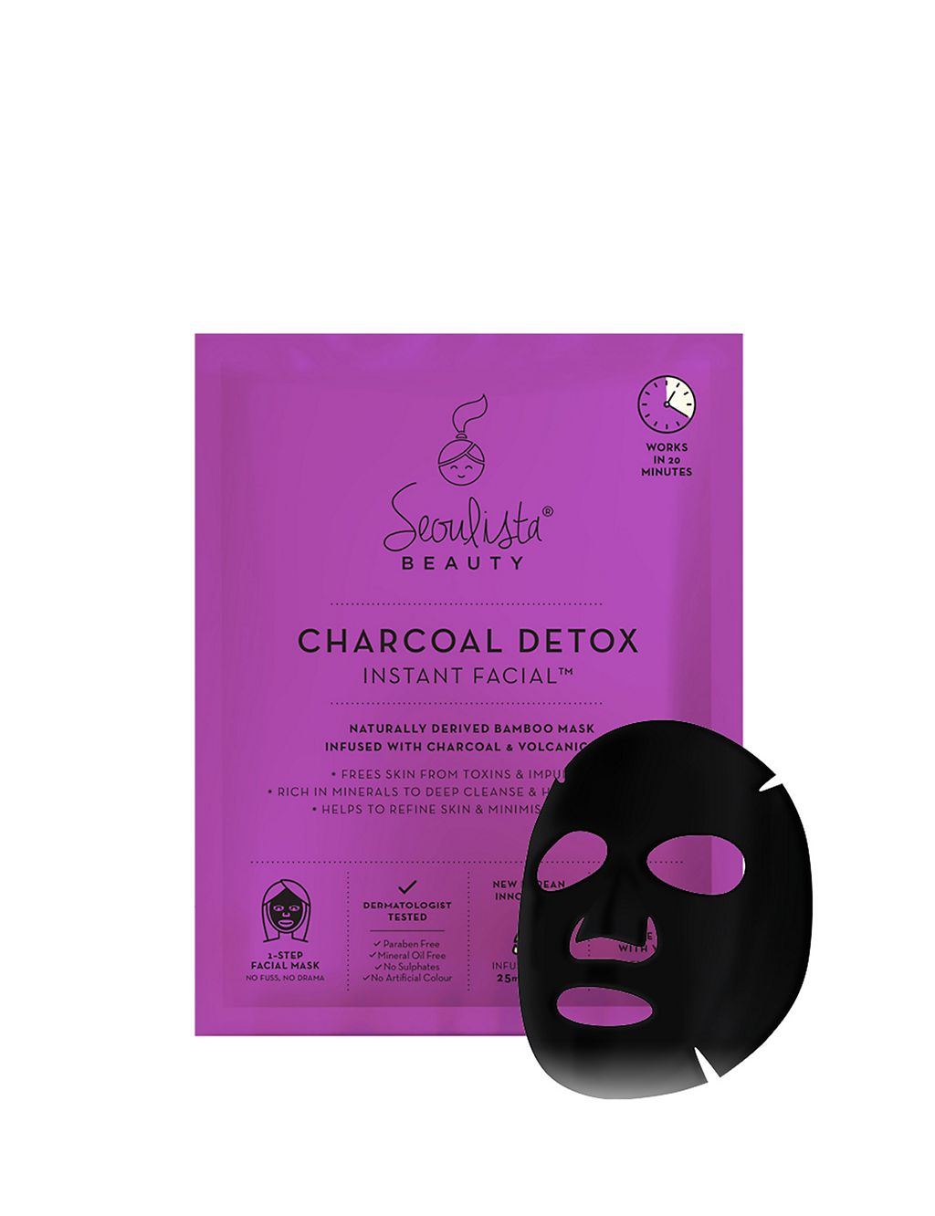Charcoal Detox Instant Facial 35g 1 of 3