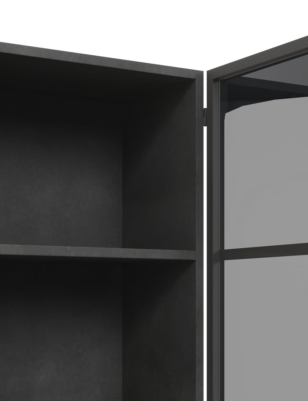 Charcoal Display Cabinet 7 of 8