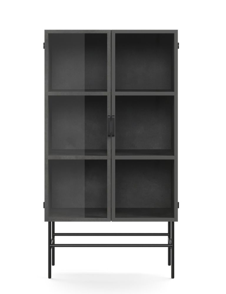 Charcoal Display Cabinet 2 of 8