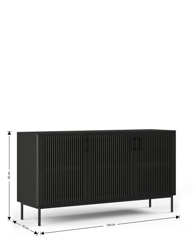 Charcoal Extra Large Sideboard 6 of 8
