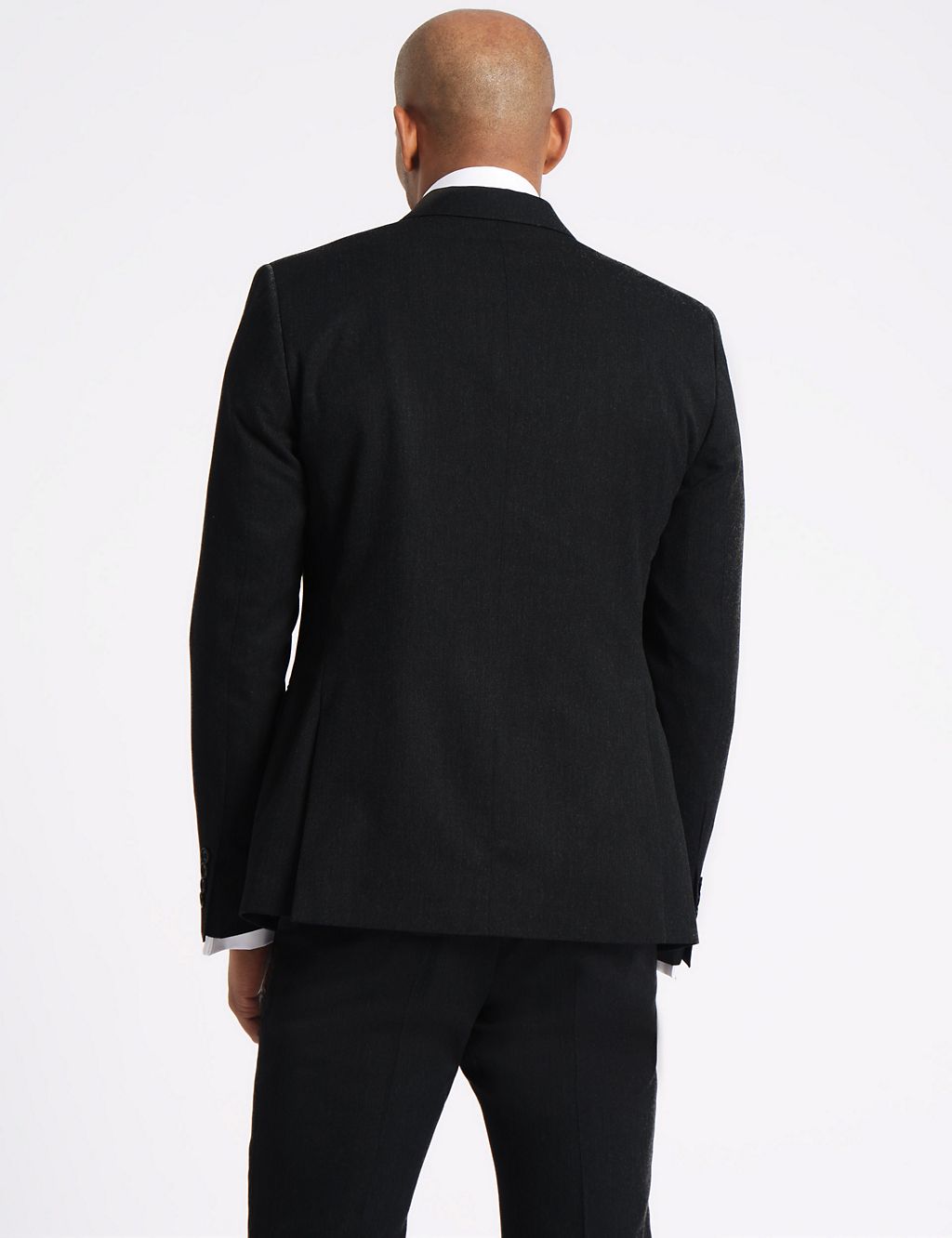 Charcoal Modern Slim Fit Jacket 8 of 8