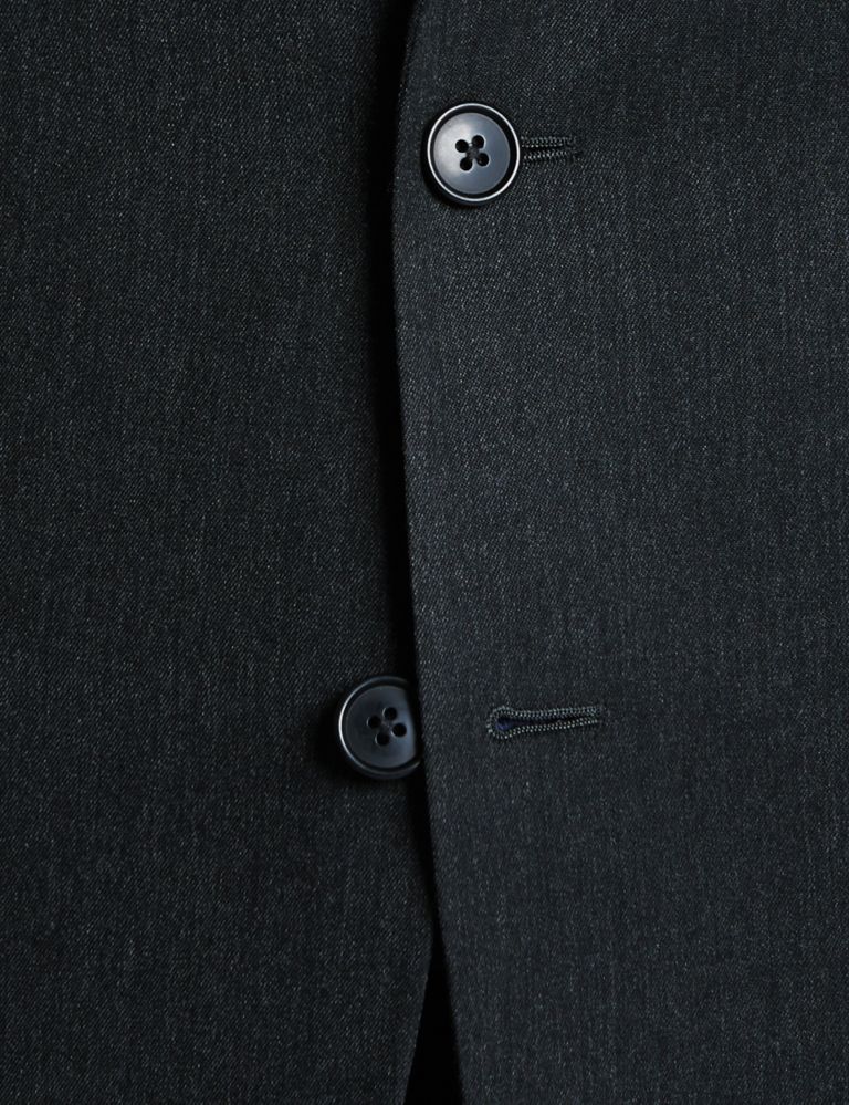 Charcoal Modern Slim Fit Jacket 7 of 8