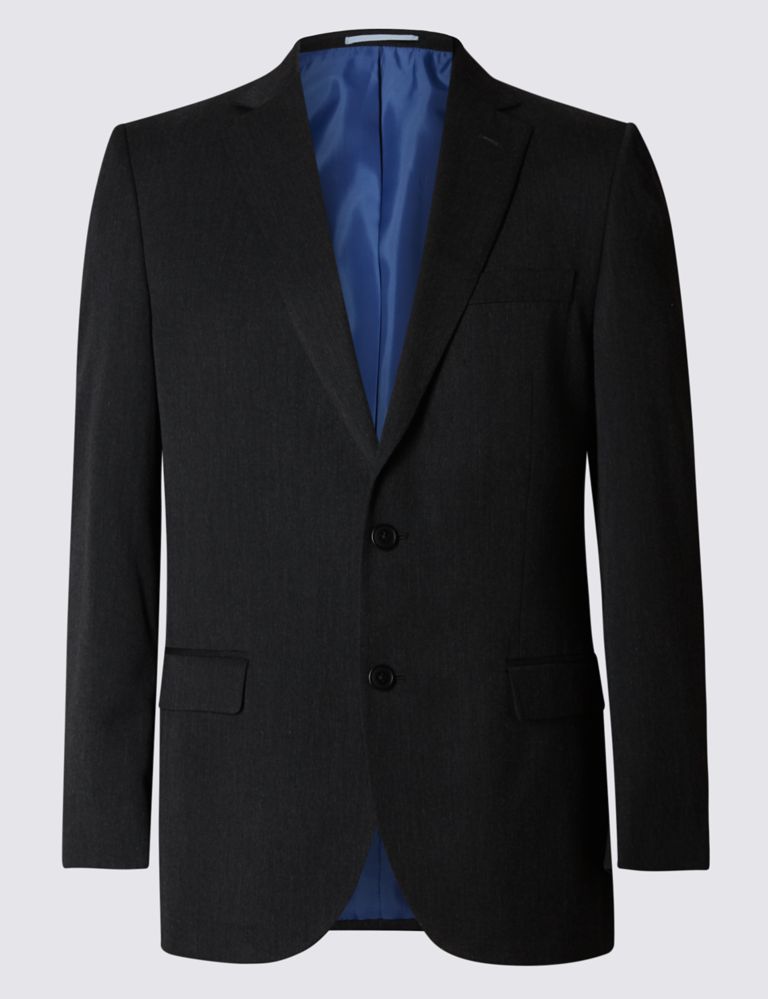 Charcoal Modern Slim Fit Jacket 2 of 8