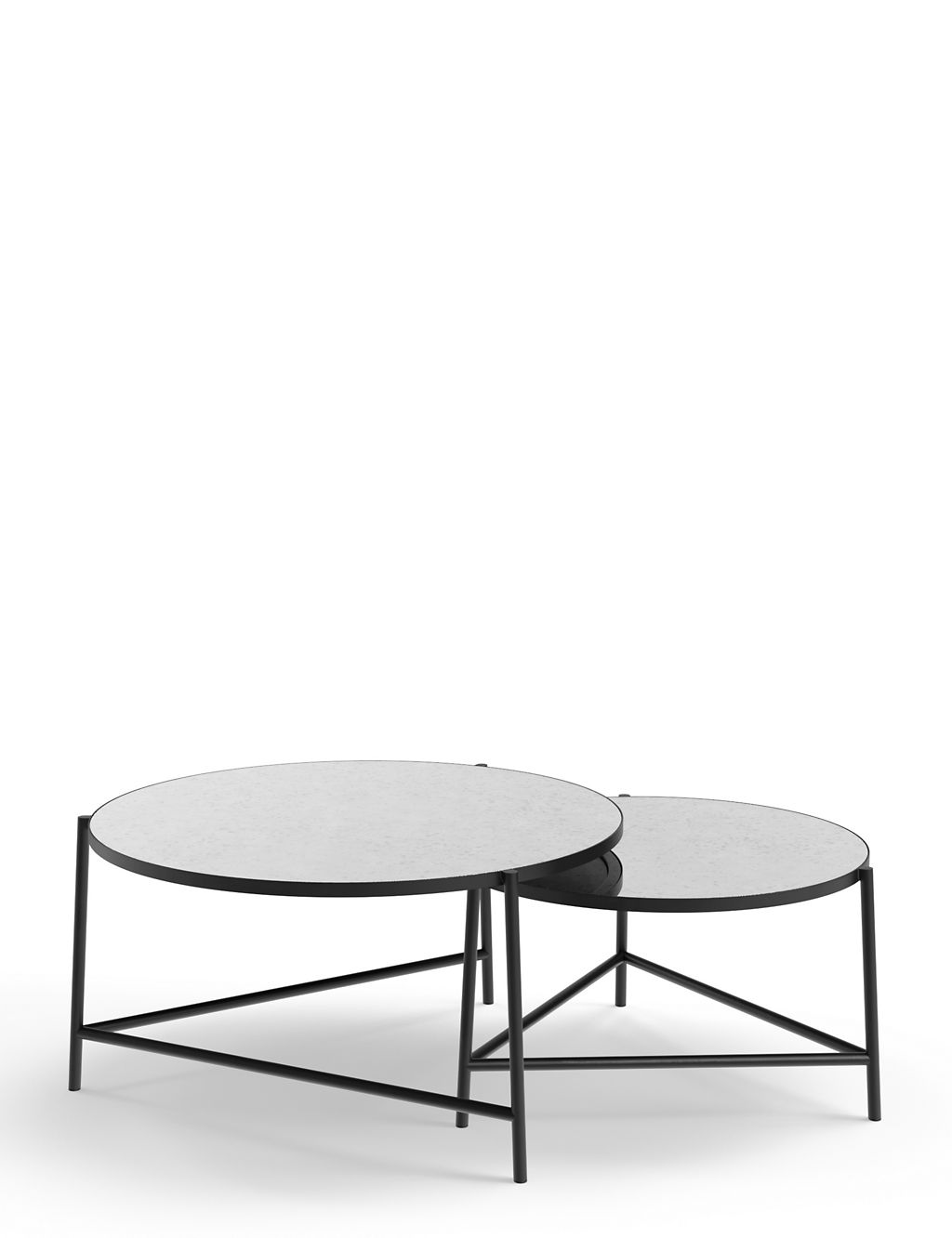 Charcoal Nesting Coffee Tables 1 of 8