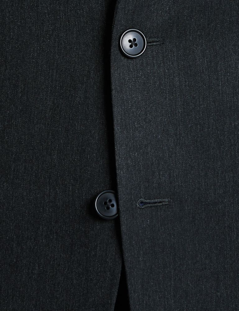 Charcoal Regular Fit Suit Jacket 7 of 8