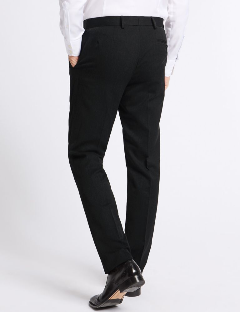 Charcoal Slim Fit Trousers 4 of 6