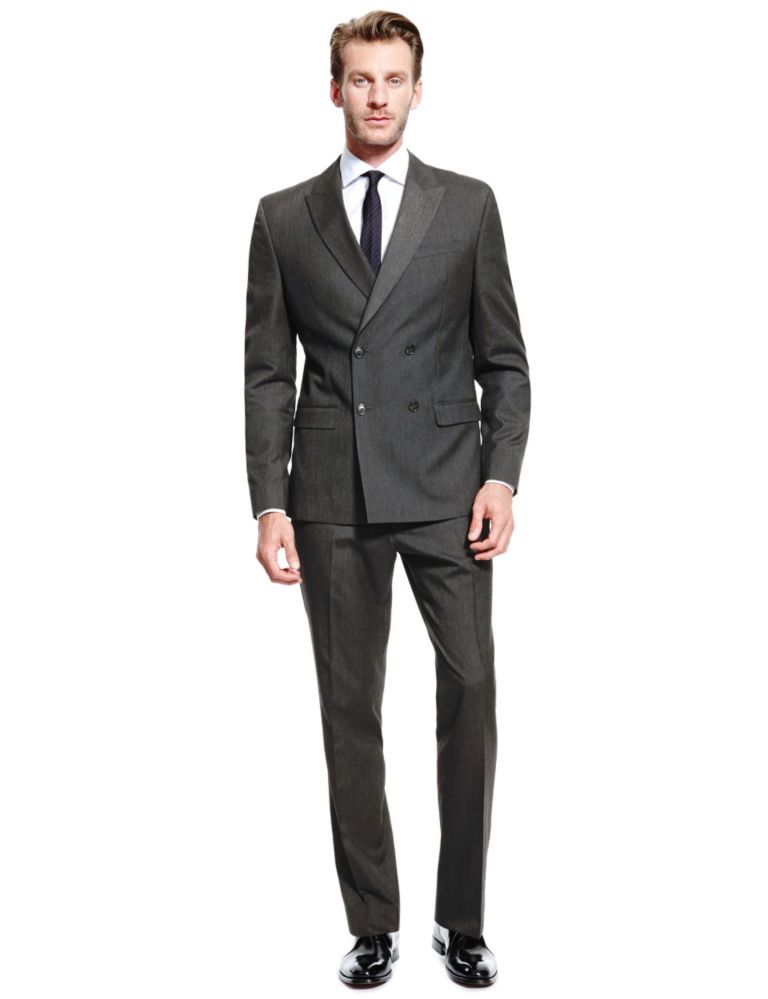 Charcoal Superslim Fit Suit Jacket 1 of 7