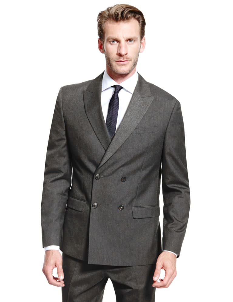 Charcoal Superslim Fit Suit Jacket 3 of 7