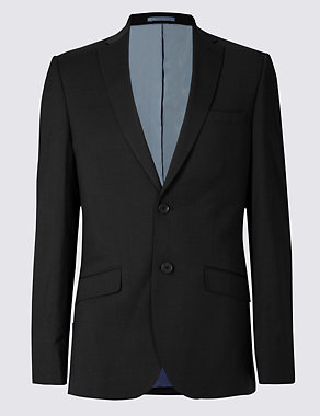 Charcoal Tailored Fit Jacket Image 2 of 7