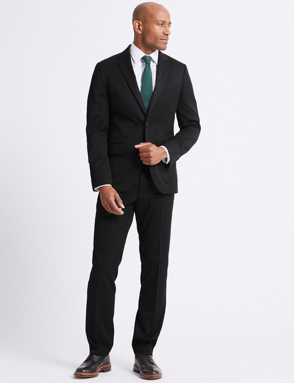 Charcoal Tailored Fit Jacket 3 of 8