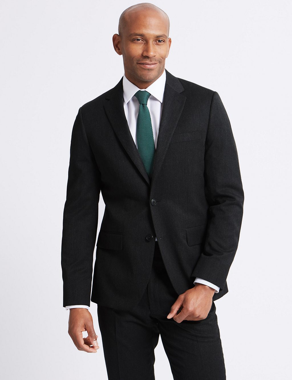 Charcoal Tailored Fit Jacket 7 of 8