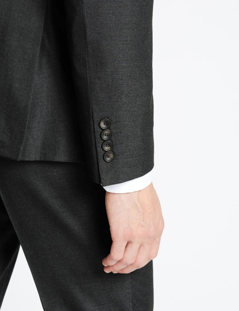 Charcoal Tailored Fit Jacket 7 of 9