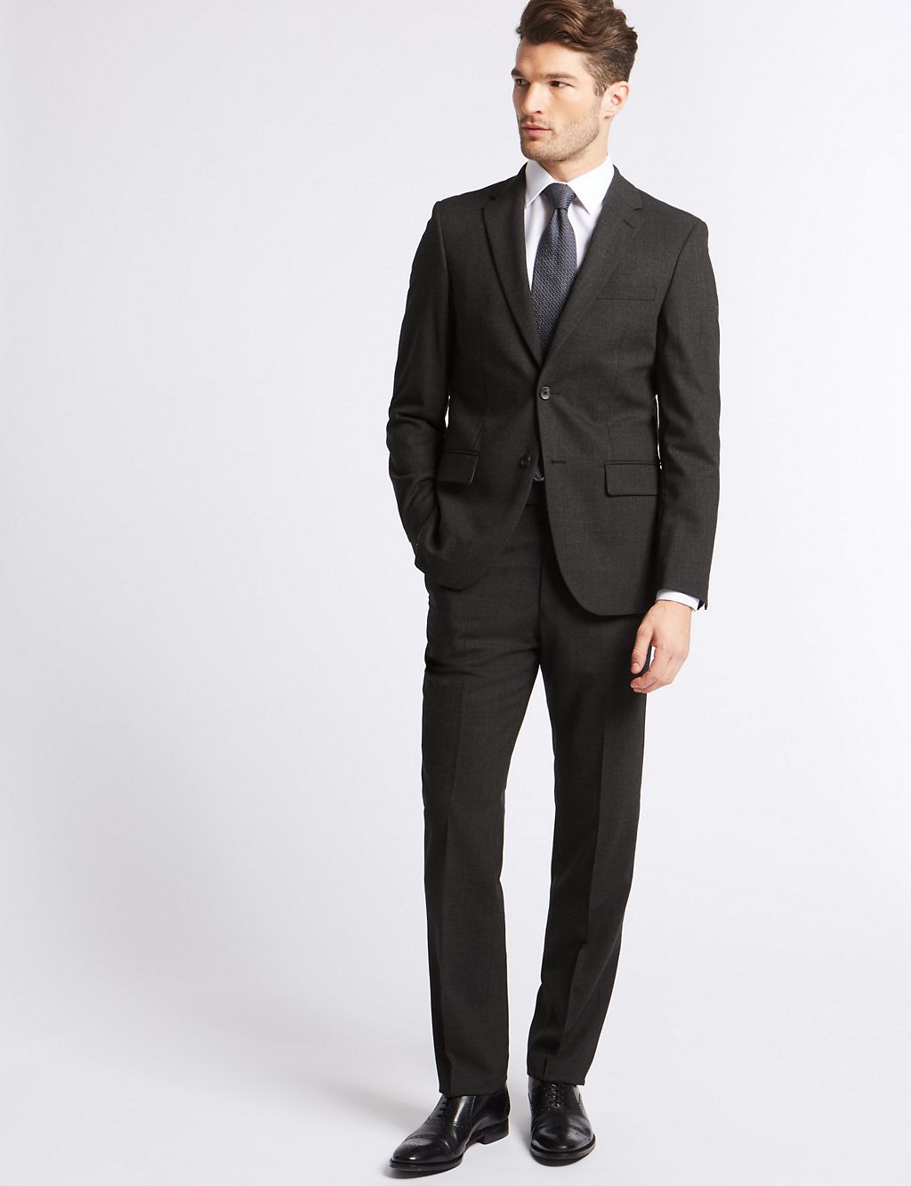 Charcoal Tailored Fit Jacket 3 of 7