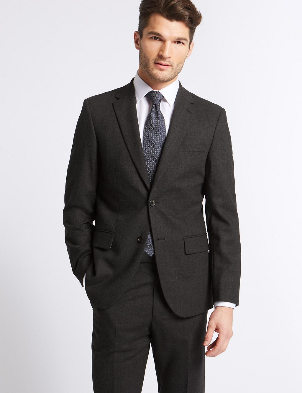 Charcoal Tailored Fit Jacket 6 of 7