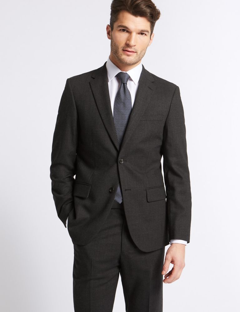 Charcoal Tailored Fit Jacket 4 of 7