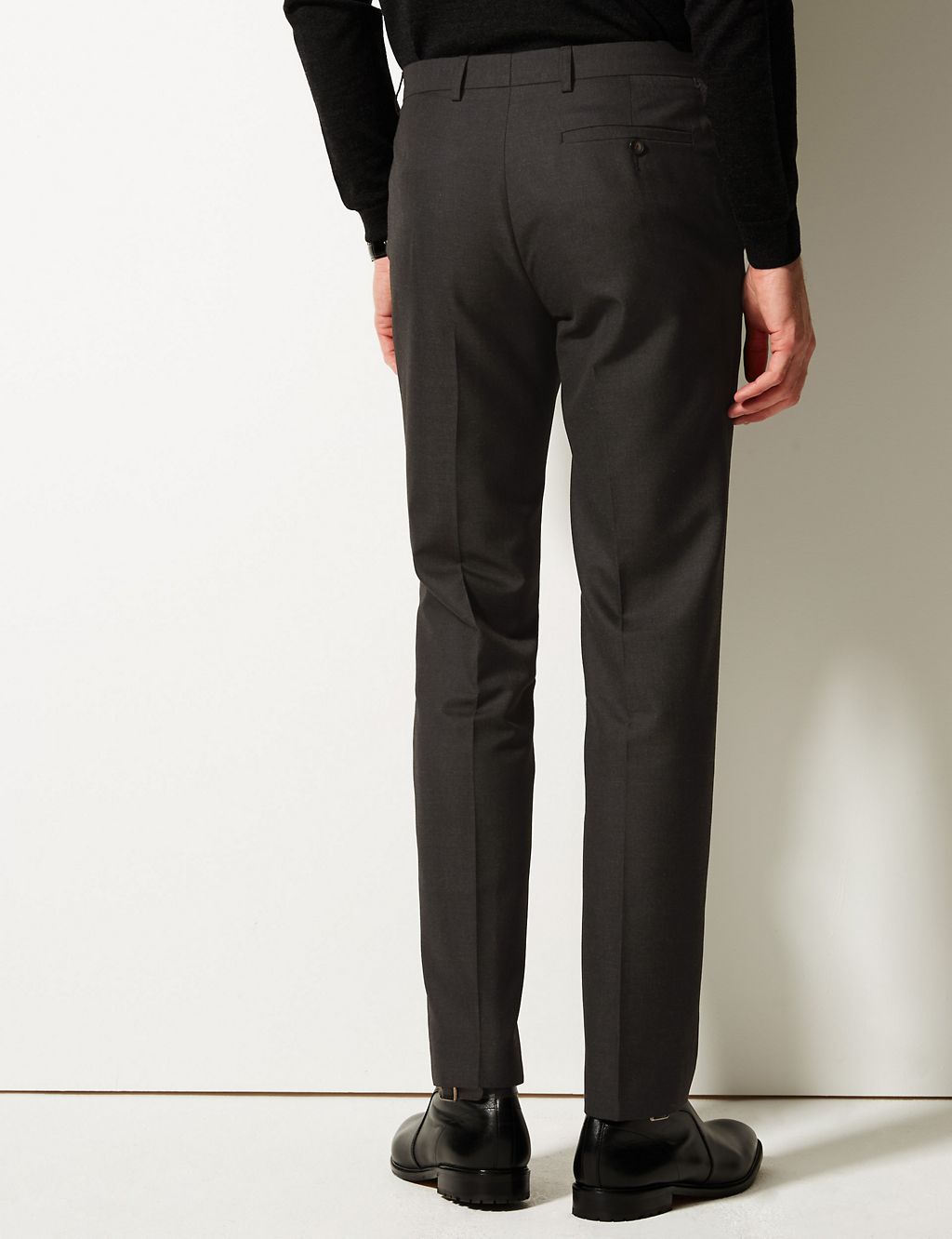 Charcoal Tailored Fit Trousers 4 of 6