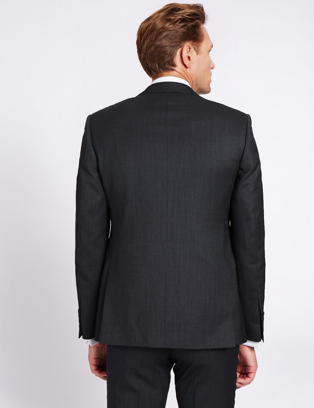 Charcoal Tailored Fit Wool Jacket 6 of 7