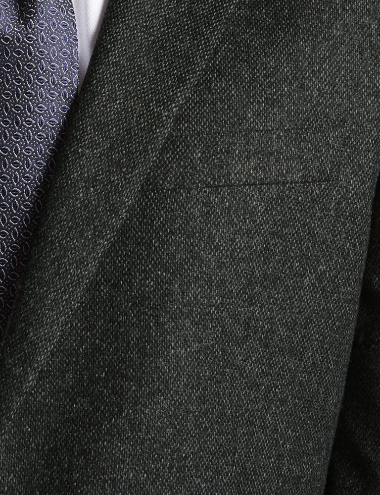 Charcoal Wool Blend Jacket with Italian Fabric 5 of 9