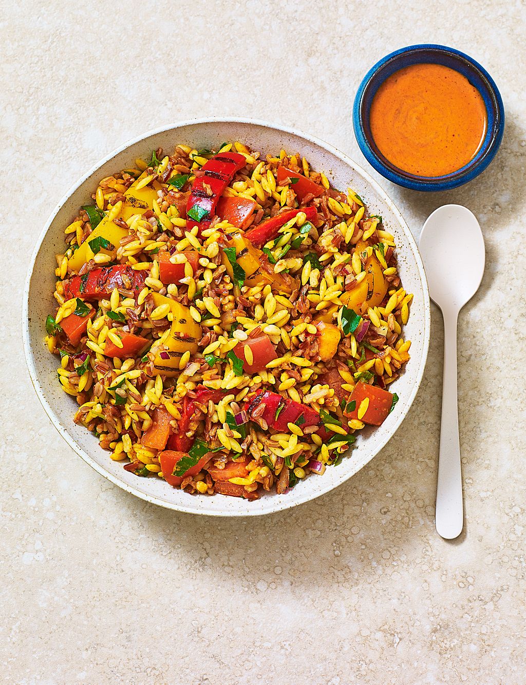 Chargrilled Peppers, Orzo & Wheat Berries - Last collection date 22nd April 1 of 1