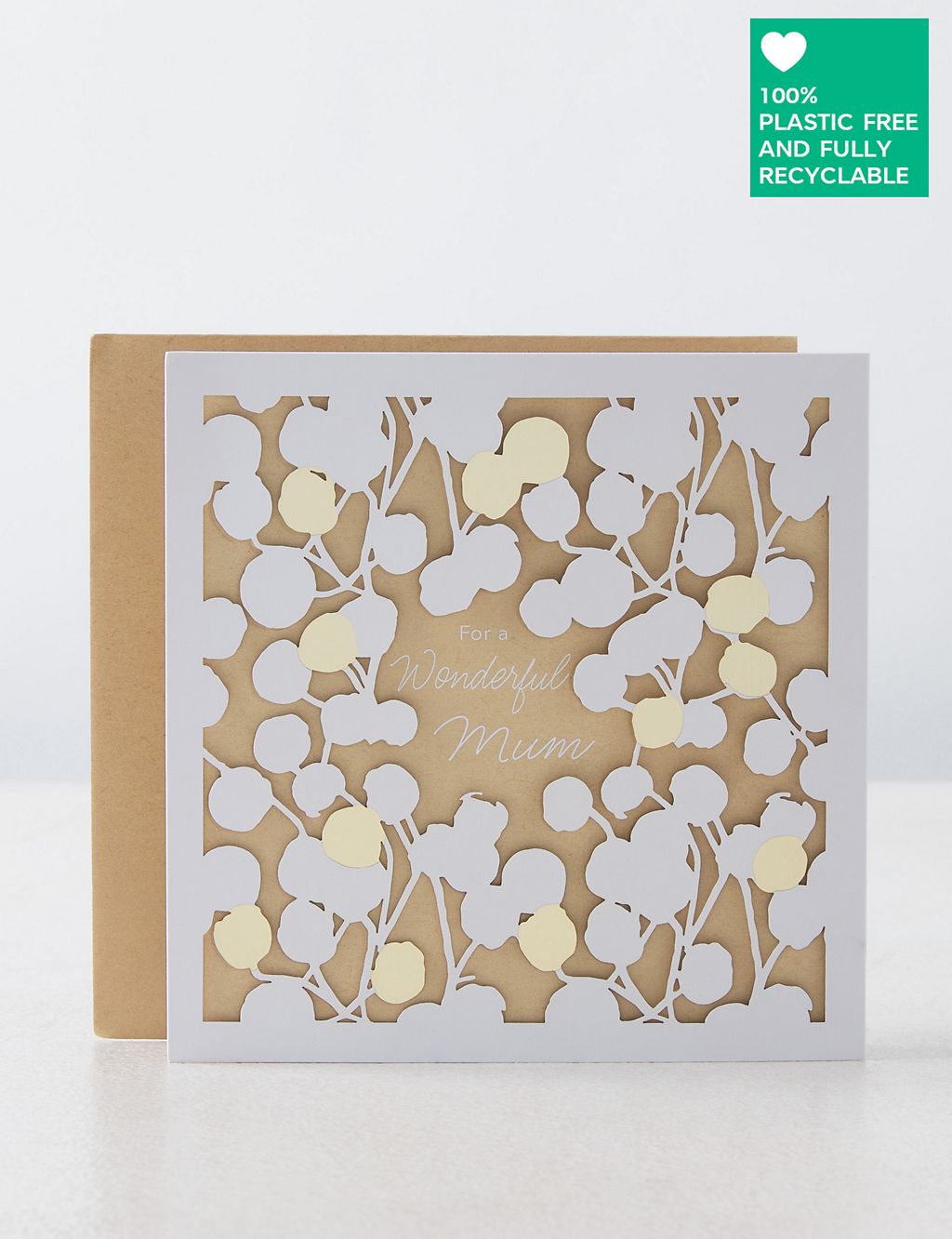 Charity Christmas Card for Mum - Contemporary Laser-cut Design 3 of 5