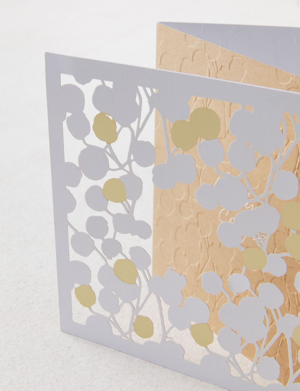 Charity Christmas Card for a Lovely Couple - Contemporary Laser-cut Design 2 of 5