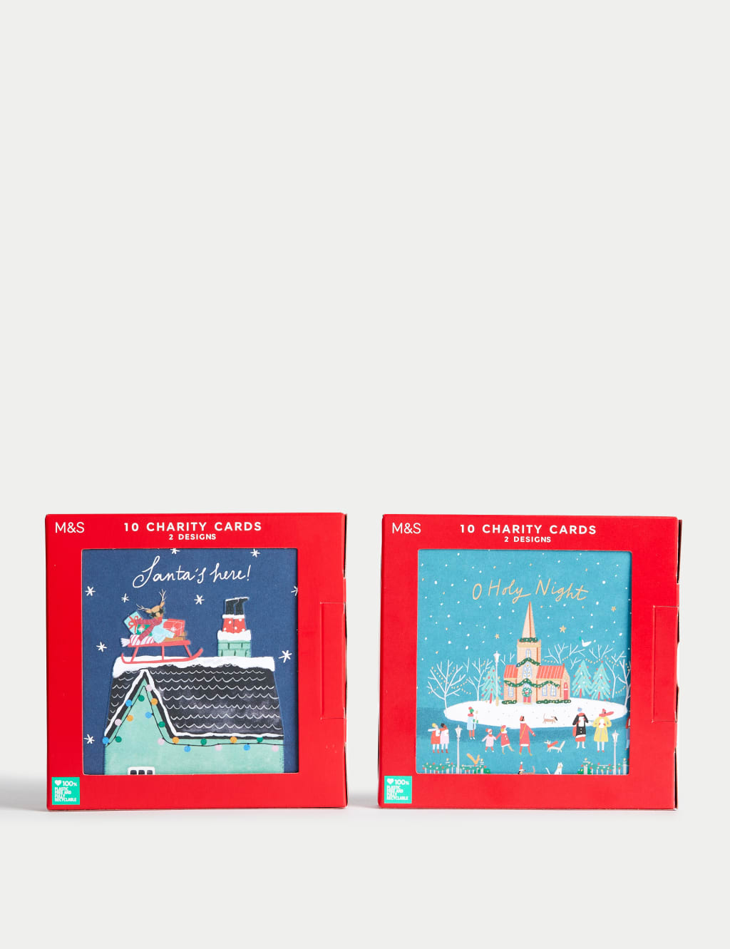 M & s christmas shop cards