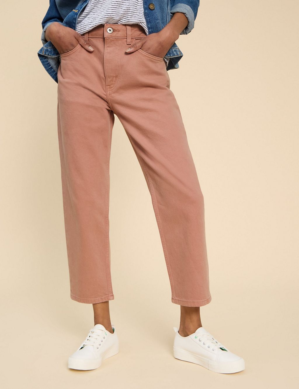 Charlie Mid Rise Straight Leg Cropped Jeans 2 of 6