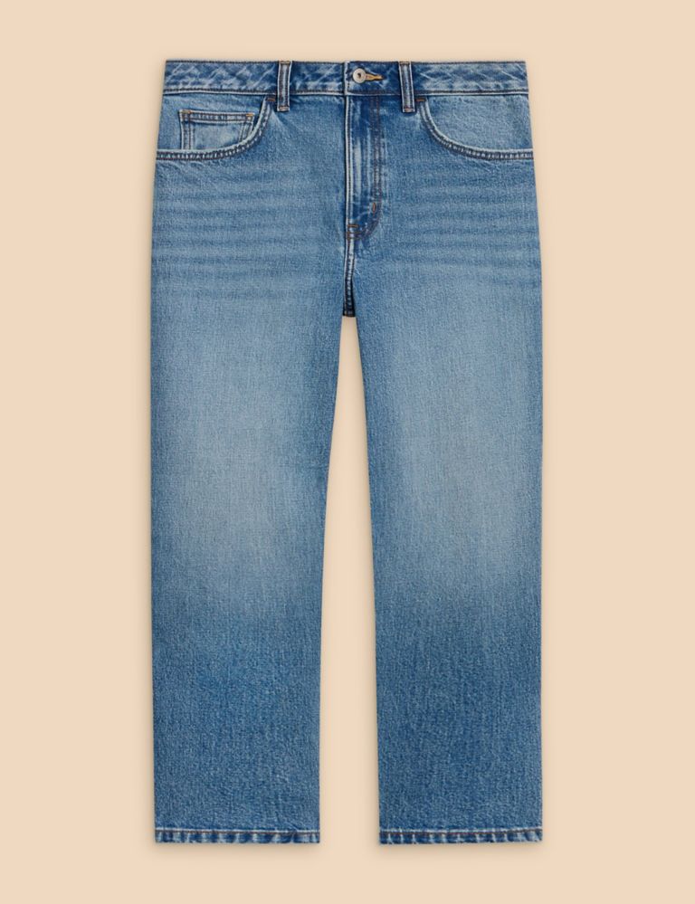 Charlie Mid Rise Straight Leg Cropped Jeans 2 of 6