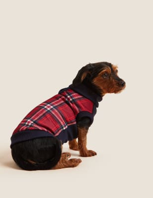 Flannel dog outlet sweater