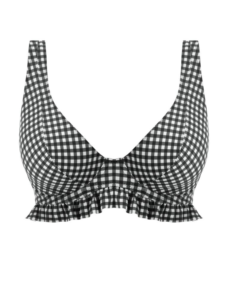 Check In Gingham Wired Bikini Top 2 of 4