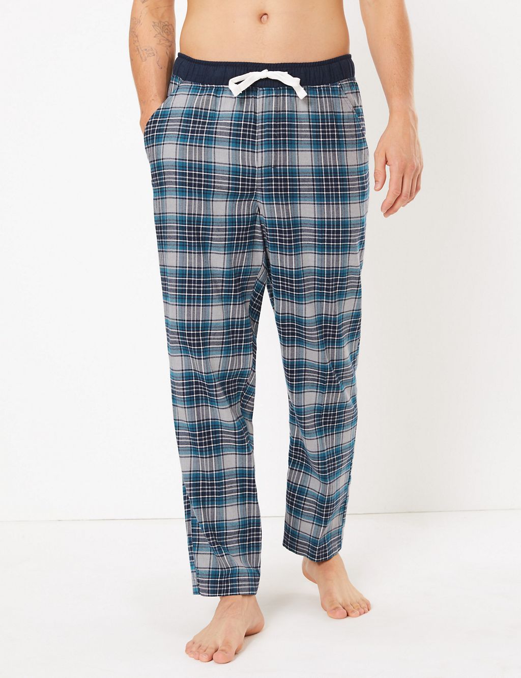 Check Print Pyjama Bottoms 5 of 5